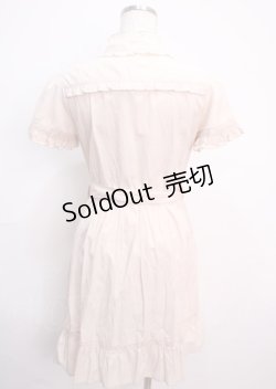 画像2: axes femme / フリルシャツワンピース M 生成り Y-25-03-14-089-AX-PA-SZ-OS
