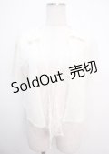 axes femme / 前結びショートトッパー  キナリ Y-25-03-14-011-AX-TO-SZ-OS