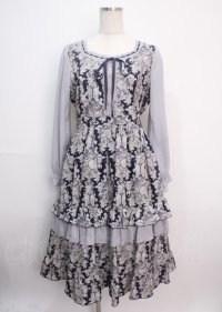 axes femme / マドモワゼルワンピース M 紺 Y-25-03-14-108-AX-OP-SZ-OS