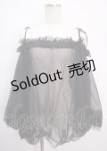 axes femme / 4wayチュールチュニック F 黒 Y-25-03-14-117-AX-TO-SZ-OS