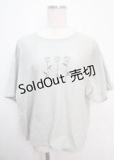 axes femme / 吸水速乾プリントドルマンT F ミント Y-25-03-14-026-AX-TO-SZ-OS