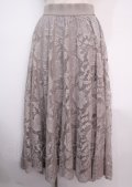 axes femme / レースサーキュラースカート F グレー Y-25-03-14-050-AX-SK-SZ-OS