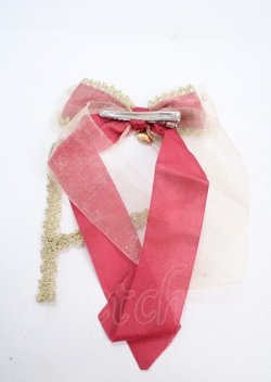 画像2: Angelic Pretty / Sweet Jelly Girlリボンクリップ  ボルドー Y-25-03-17-005-AP-AC-SZ-ZY