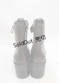 画像3: axes femme POETIQUE / レースアップミドルブーツ M 茶 Y-25-03-17-038-AX-SH-SZ-ZT-K001