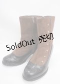 axes femme / 連ボタン配色ブーツ M 茶 Y-25-03-17-039-AX-SH-SZ-ZY