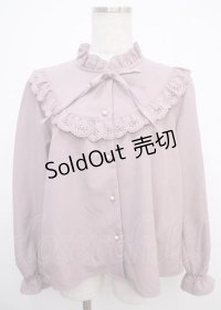 Fi.n.t / カットワークレースブラウス F ピンク Y-25-03-17-043-CA-BL-SZ-ZY