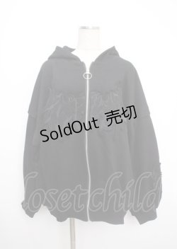 画像1: REFLEM / 猫耳ジップアップパーカー F ブラック Y-25-03-17-063-PU-TO-SZ-ZY