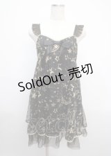 axes femme kawaii / 星チュールジャンパースカート M 黒 Y-25-03-17-077-AX-OP-SZ-ZY