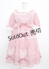 BABY,THE STARS SHINE BRIGHT / Sweet Gingham Dollワンピース  アカ Y-25-03-17-094-BA-OP-SZ-ZY
