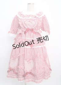 BABY,THE STARS SHINE BRIGHT / Sweet Gingham Dollワンピース  アカ Y-25-03-17-094-BA-OP-SZ-ZY