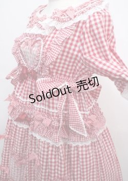 画像3: BABY,THE STARS SHINE BRIGHT / Sweet Gingham Dollワンピース  アカ Y-25-03-17-094-BA-OP-SZ-ZY