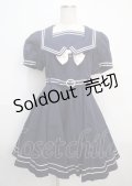 metamorphose / セーラーサーキュラーワンピース  紺 Y-25-03-17-096-ME-OP-SZ-ZY