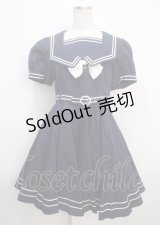 metamorphose / セーラーサーキュラーワンピース  紺 Y-25-03-17-096-ME-OP-SZ-ZY