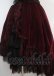 画像4: ATELIER PIERROT / Mystique Velour Jumper Skirt  ブラック×ワイン Y-25-03-17-100-EL-OP-SZ-ZY (4)