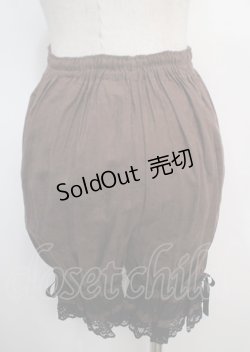 画像2: metamorphose / 二段レースドロワーズ  ブラウン Y-25-03-17-109-ME-PA-SZ-ZY