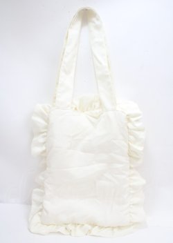 画像2: Angelic Pretty / すやすやベッドトートバッグ  アイボリー Y-25-03-17-018-AP-BG-SZ-ZY