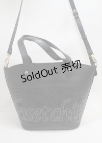 m petit by misako / AMハナパンチング2WAYバッグ  濃黒 Y-25-03-17-020-LO-BG-SZ-ZY