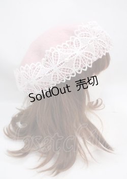 画像3: m petit by misako / TT*AMレースBベレー  中桃 Y-25-03-17-022-LO-AC-SZ-ZY