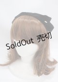 Ank Rouge / ロゴプレートベロアリボンカチューシャ  黒 Y-25-03-17-025-CA-AC-SZ-ZY