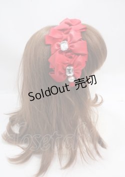 画像3: Angelic Pretty / Prima Ribbonカチューシャ  レッド Y-25-03-17-030-AP-AC-SZ-ZY