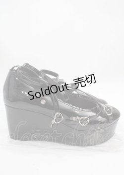 画像4: csT&P / クロスストラップパンプス M エナメル黒 Y-25-03-17-033-LO-SH-SZ-ZY