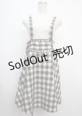 axes femme POETIQUE / バックプリーツサス付スカート M 紺 Y-25-03-20-054-AX-SK-SZ-ZI