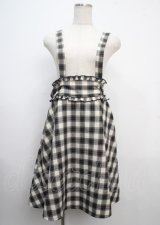 axes femme POETIQUE / バックプリーツサス付スカート M 紺 Y-25-03-20-054-AX-SK-SZ-ZI
