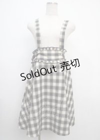 axes femme POETIQUE / バックプリーツサス付スカート M 紺 Y-25-03-20-054-AX-SK-SZ-ZI