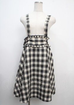 画像1: axes femme POETIQUE / バックプリーツサス付スカート M 紺 Y-25-03-20-054-AX-SK-SZ-ZI