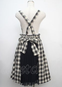 画像2: axes femme POETIQUE / バックプリーツサス付スカート M 紺 Y-25-03-20-054-AX-SK-SZ-ZI