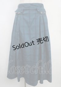 axes femme / ビット付サイドタックスカート F グリーン Y-25-03-20-058-AX-SK-SZ-ZI