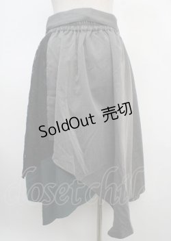画像2: axes femme POETIQUE / 連ボタンイレヘムスカート M 黒 Y-25-03-20-064-AX-SK-SZ-ZI