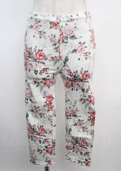 画像1: axes femme / 裾プチバラ使いレギンス M ピンク Y-25-03-20-065-AX-PA-SZ-ZI
