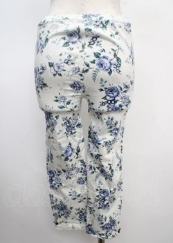 画像2: axes femme / 裾プチバラ使いレギンス M 青 Y-25-03-20-066-AX-PA-SZ-ZT174