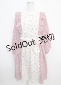 axes femme / 花柄切替ワンピース M コイピンク Y-25-03-20-083-AX-OP-SZ-ZI