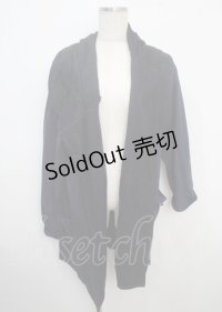 axes femme / レース使いコーディガン M 紺 Y-25-03-20-088-AX-OP-SZ-ZI