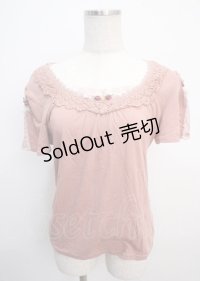 axes femme / フラワーモチーフインナー M ピンク Y-25-03-20-098-AX-TO-SZ-ZY