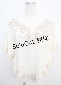axes femme / ポンチョシルエットプルオーバー M 生成り Y-25-03-20-100-AX-TO-SZ-ZI