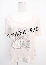 axes femme / 10周年デザインTシャツ M ピンク Y-25-03-20-102-AX-TO-SZ-ZY