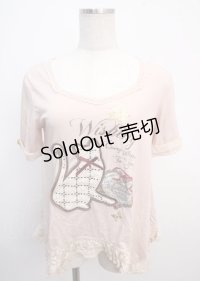 axes femme / 10周年デザインTシャツ M ピンク Y-25-03-20-102-AX-TO-SZ-ZY
