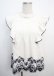画像1: axes femme / 裾刺繍ノースリブラウス M 生成り Y-25-03-20-110-AX-BL-SZ-ZI (1)