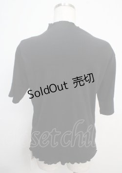 画像2: axes femme / カットワークプチハイトップス M 黒 Y-25-03-20-015-AX-TO-SZ-ZI