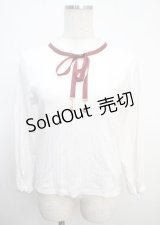 axes femme / ハートチャームカットプルオーバー F 白 Y-25-03-20-017-AX-TO-SZ-ZI