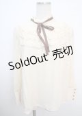 axes femme / プチスタンドブラウス  キナリ Y-25-03-20-022-AX-BL-SZ-ZI