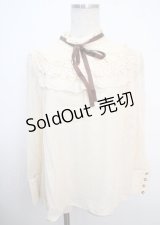 axes femme / プチスタンドブラウス  キナリ Y-25-03-20-022-AX-BL-SZ-ZI