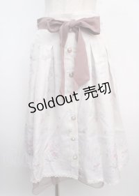 axes femme / スイートピーパネル柄スカート M 生成り Y-25-03-20-048-AX-SK-SZ-ZY