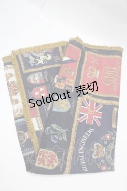 画像1: Jane Marple / Our courageスカーフ  ネイビー Y-25-03-21-007-JM-ZA-SZ-ZY