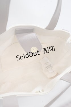 画像3: Maison de FLEUR / キャンバススクエアトートバッグ F ピンク Y-25-03-21-046-LO-BG-SZ-ZY