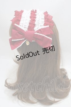 画像2: Angelic Pretty / クラシックフリルDollヘッドドレス  赤 Y-25-03-21-050-AP-AC-SZ-ZY