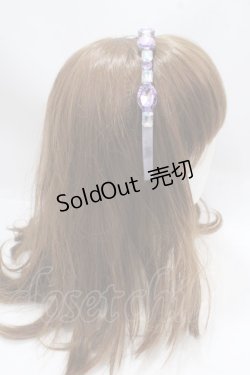 画像3: Angelic Pretty / Crystal Jewelカチューシャ  ラベンダー Y-25-03-21-052-AP-AC-SZ-ZY